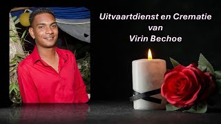 LIVESTREAMING Uitvaartdienst en crematie van Virin Bechoe [upl. by Yecnahc]