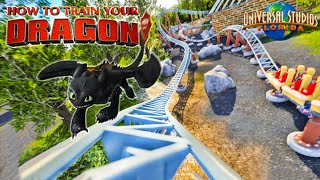 HICCUPS WING GLIDERS Universals Epic Universe How To Train Your Dragon Roller Coaster [upl. by Daley]