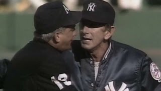 NYYOAK Billy Martin gets ejected from the game [upl. by Ydualc]