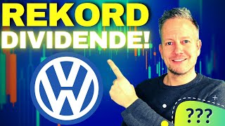 Volkswagen VZAktie mit RekordDividende 2022 Lohnt sich das [upl. by Karney]