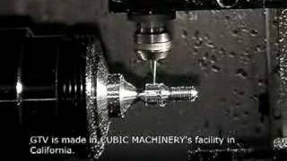 GTV27 GangTool Lathe Steel Cutting Demo [upl. by Colburn]