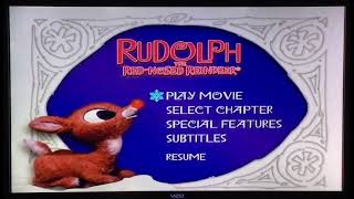 Rudolph The Red Nosed Reindeer 2007 DVD Menu📀📺TV VIZIO📺 [upl. by Spalding]