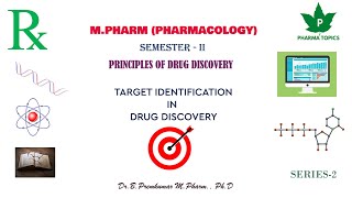 Target Identification in Drug Discovery  MPharmPharmacologySeries2 [upl. by Jocelyn]