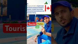 Canada Tourist Visa OR Visitor Visa  🇨🇦🍁shorts youtubeshorts [upl. by Enileda]