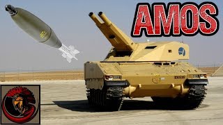 Advanced Mortar System AMOS  Twin Barrel 120mm Mortar [upl. by Einhorn]