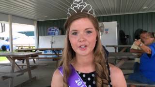 Miss Warrick County talks about 4H Program [upl. by Nap]