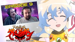 SFR Gurren Lagann Episode 9 quotWhat Exactly Is a Humanquot REACTION [upl. by Melli]