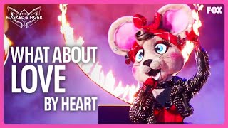 Anonymouse Performs “What About Love” By Heart  Season 10 Kickoff  The Masked Singer [upl. by Nwahsear]