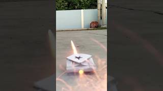 Firework Rocket With Paper Tank Part 2 fireworks firecracker fireworkshorts firework [upl. by Carlita]