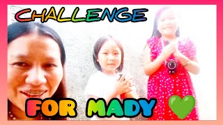 ANG CHALLENGE KO KAY MADY  ARASHEL IMEE TV [upl. by Assilrac]