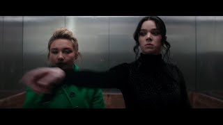 Yelena Belova amp Kate Bishop Elevator Scene  Hawkeye 2021 [upl. by Panther]