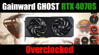 Gainward RTX 4070 SUPER GHOST OC  Overclocked [upl. by Ducan707]