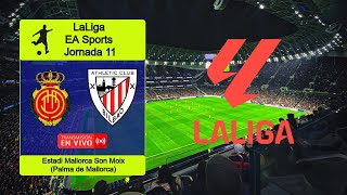 MALLORCA 00 ATHLETIC CLUB BILBAO en vivo  ESPAÑA  LaLiga EA Sports  Jornada 11 [upl. by Sturrock]