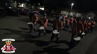 Ballynarrig Pride Of Orange FB  Castlederg Young Loyalists FB Parade 2024 [upl. by Howarth]