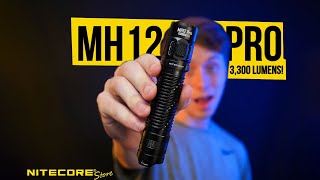 The most cuttingedge flashlight yet  Nitecore MH12 Pro 3300 Lumen Flashlight [upl. by Anital]