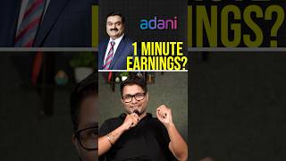 1 Minute Revenue of Adani Group shorts mangeshshinde [upl. by Ettenoitna]