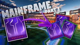 TRADING FROM MAINFRAME TO MAINFRAME SET Part 1  Rocket League [upl. by Nnylram923]