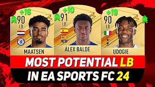 EA FC 24 WONDERKIDS 👶 ✸ BEST YOUNG LEFT BACKS IN CAREER MODE ft BALDE MAATSEN UDOGIEetc [upl. by Arraik]