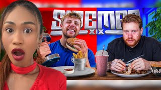 SIDEMEN ULTIMATE CALORIE BATTLE  REACTION [upl. by Aihsot516]