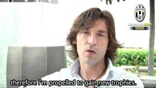 Andrea Pirlos First Interview as a Juventus player [upl. by Aitel212]