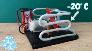 Cómo Hacer un Prototipo Mini AC  CONGELADOR Casero  ❄DIY CLHI❄ [upl. by Drucy]