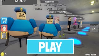 LIVE  PLAYING As NEW Barry MORPHS also USING POWERS NEW ROBLOX BARRYS PRISON RUN V2 OBBY [upl. by Olonam]