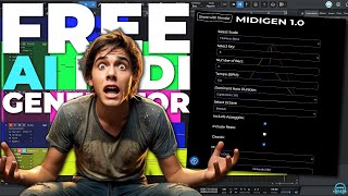 FREE AI MIDI GENERATOR 🔥 MIDIGEN [upl. by Hoban]