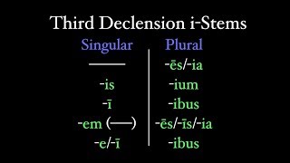 Third Declension iStems [upl. by Baler784]