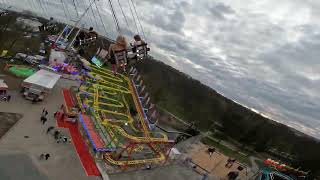 Funtime StarFlyer Aeronaut 1885  De Voer Matějská pouť Lunapark Praha 2023 POV Onride [upl. by Laverna]