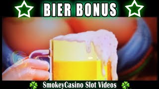 Bier Haus Slot Machine Bonus Win ★ By wms [upl. by Tengler878]