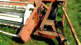 AllisChalmers 904 mower conditioner haybine [upl. by Golightly308]