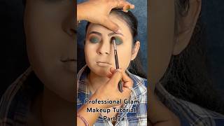 Professional Glam MakeupGreen Smokey eyes trendingviralvideotrendingshortsviralshortsytshort [upl. by Argent906]