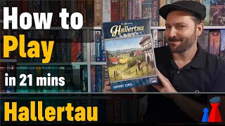 How to play Hallertau board game  Full teach  Visuals  Peaky Boardgamer [upl. by Chor441]