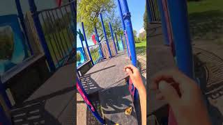 Playground pov parkour reverse youtubeshorts shorts pov parkour [upl. by Cudlip]