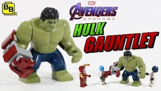 LEGO AVENGERS ENDGAME HULK INFINITY GAUNTLET TUTORIAL [upl. by Ibed599]