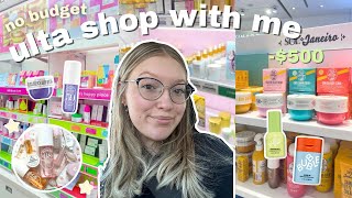 NO BUDGET ULTA SHOP WITH ME  new viral skincare and makeup products  HUGE HAUL [upl. by Arlee]