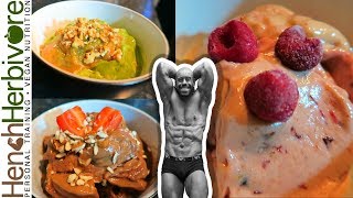 Healthy Vegan Ice Cream 3 Ways  Sauce  WFPB [upl. by Nat196]