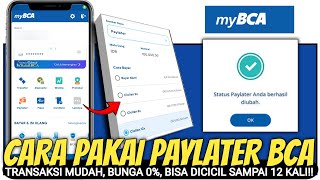 Cara pakai Qris Paylater BCA Bisa dicicil sampai 12 bulan [upl. by Dill]