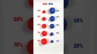 Red Vs Blue Satisfying Color Mixing colormixing art [upl. by Esbenshade503]