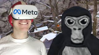 Gorilla Tag VR is INSANE First Time Playing Gorilla Tag [upl. by Htebharas931]