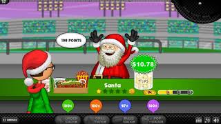 Papas Hot Doggeria HD  All Christmas Toppings Unlocked [upl. by Cower939]