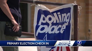 Polls open in Nebraska for primary election [upl. by Winther]