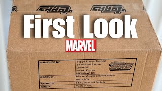 First Look  Topps Marvel Comics Chrome 2024 case break [upl. by Proudman]