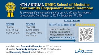 2024 Community Engagement Award Ceremony [upl. by Elam]