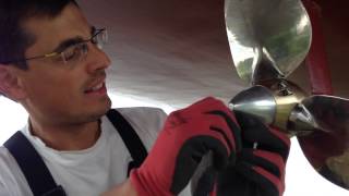 Featherstream 3blade propeller installation [upl. by Arek]