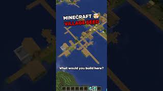 perfect minecraft 121 bedrock edition seed mcpe village seeds [upl. by Etnovahs]