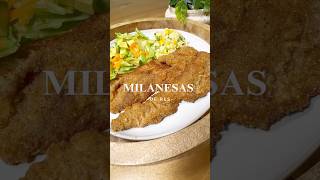 Como preparar milanesas de res recetas comida milanesas cocina shorts [upl. by Ainosal490]