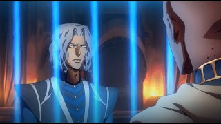 Isaac Confronts Hector in Styria  Part 1  Castlevania Season 4 S4E6 Scene [upl. by Anilecram]