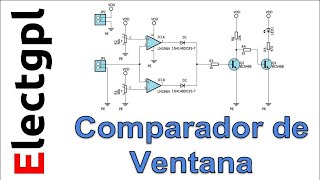 Comparador de Ventana con Amplificador Operacional [upl. by Aicenet]