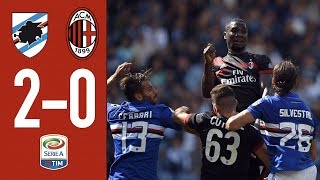 AC Milan outplayed by Samp at Marassi SampdoriaAC Milan 20 [upl. by Notneiuq]